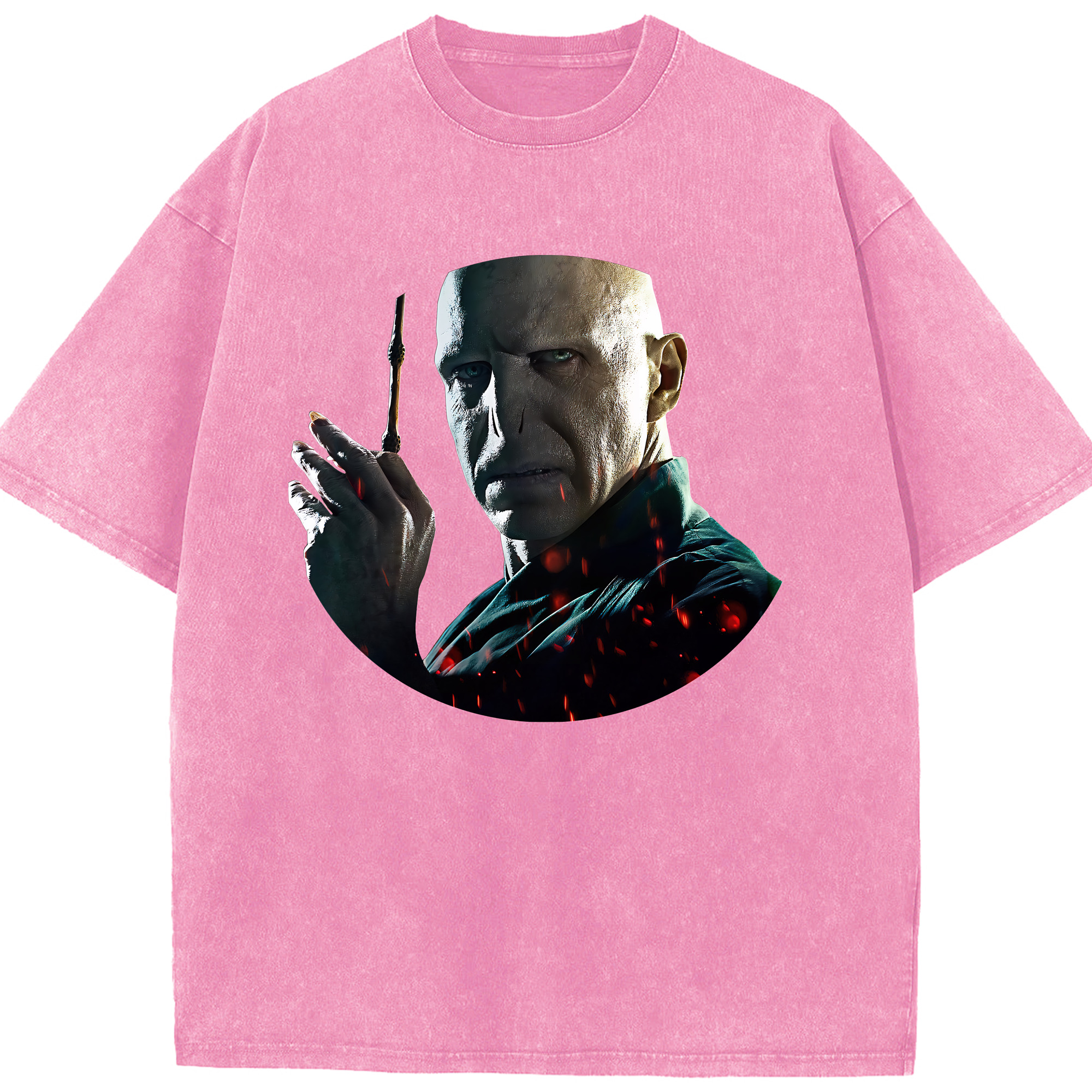 （画像用） Harry Potter ハリー・ポッターシリーズ 綿100% ヴィンテージ風 半袖Tシャツ（フロントプリント）